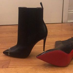 SOLD: Christian Louboutin Leather Spiked Boots